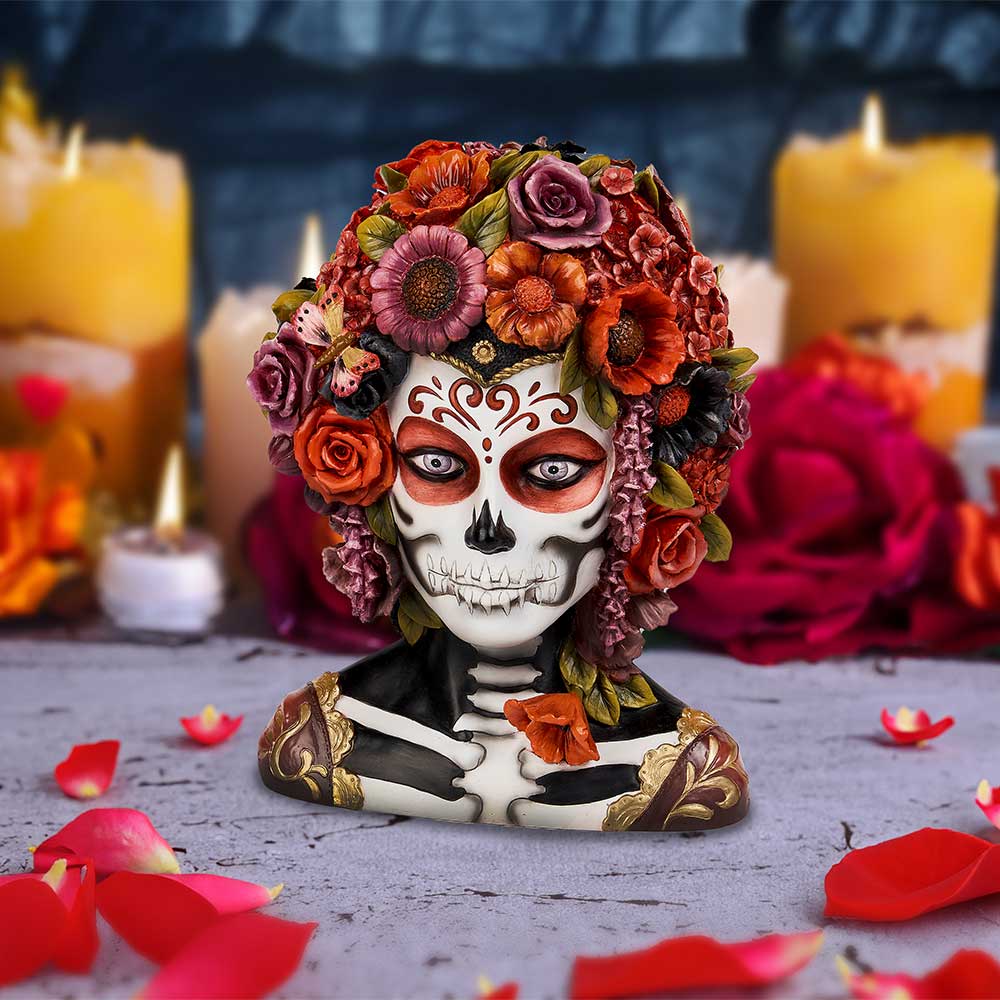 Calavera Catrina Day of the Dead Bust 32cm