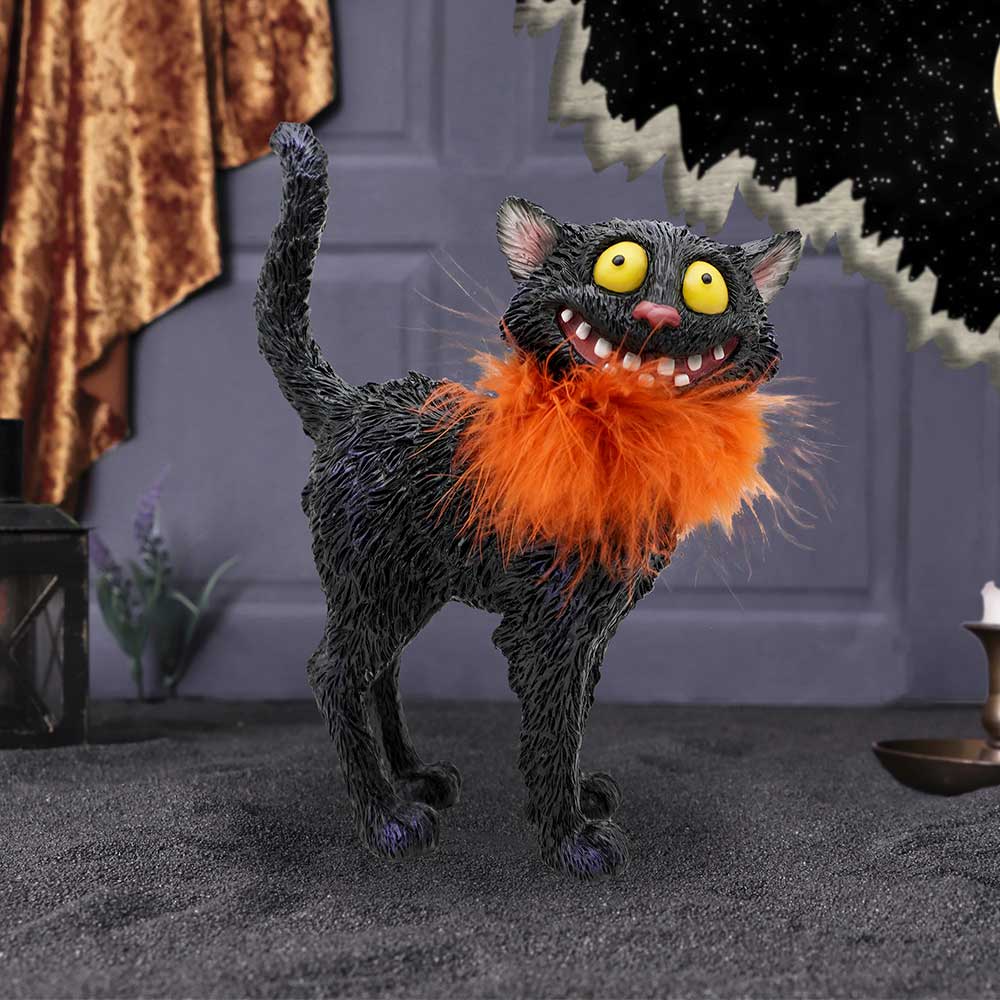 Furdinand Black Cat Feather Boa 23cm