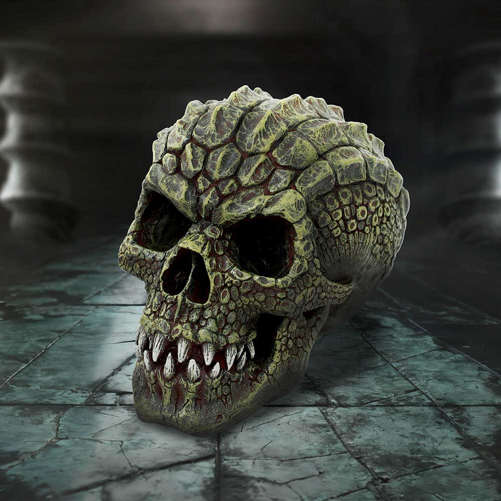 Reptillian Scale Skull 17cm