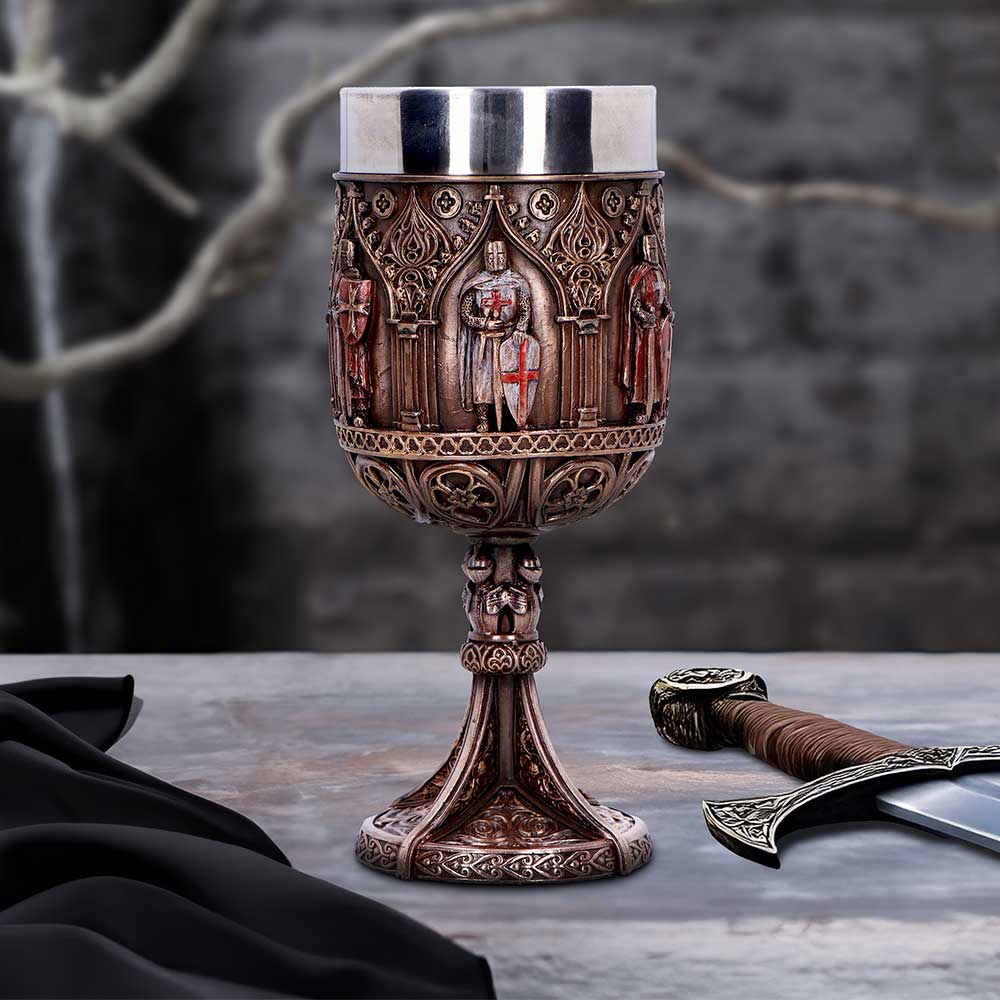Knights Templar Goblet  A Majestic Tribute to History