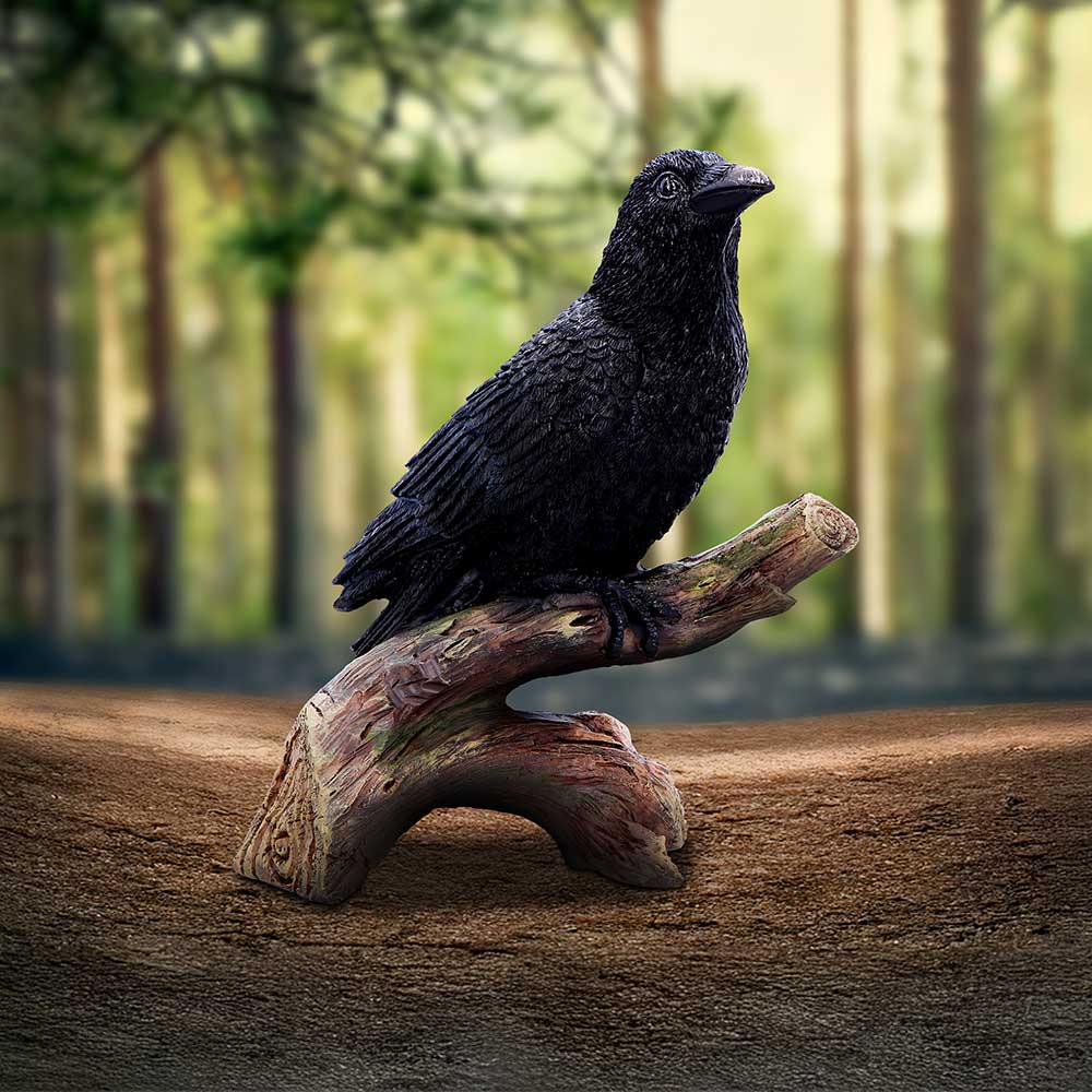 Ravens Perch Resin Figurine