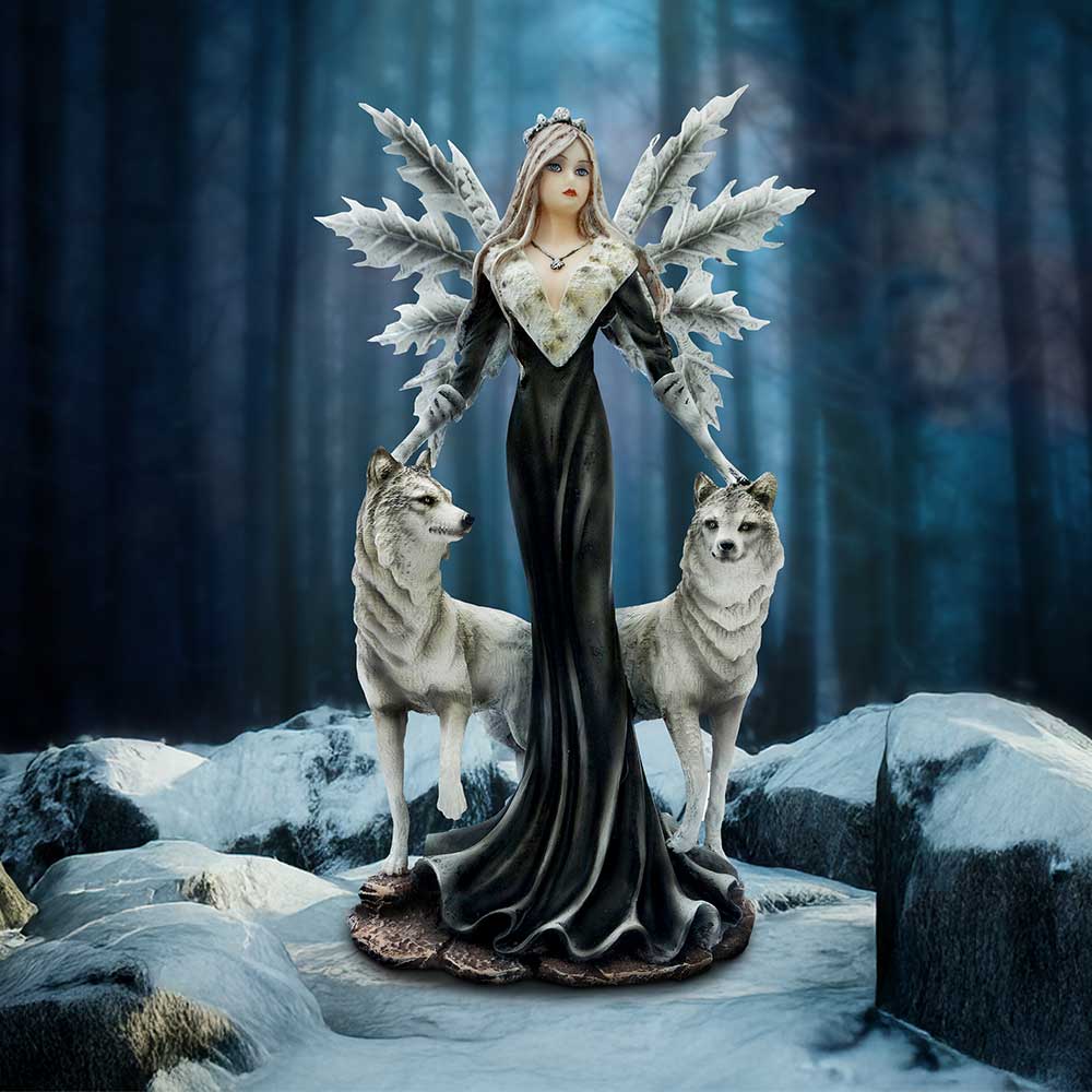 Protector of the Pack  Mystical Wolf Guardian Figurine