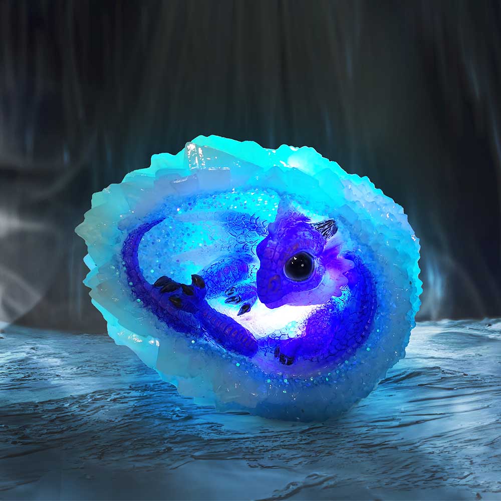Geode Nest (Purple) Illuminating Figurine