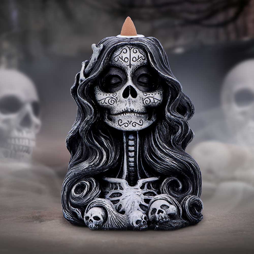 Calavera's Offering Gothic Backflow Incense Burner