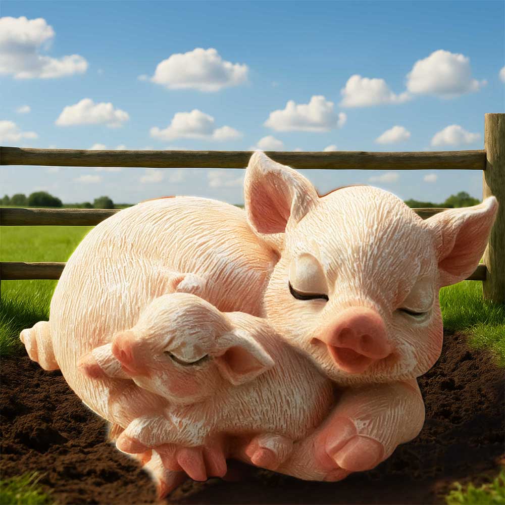 Cuddle Mini Pig Figurine 6cm