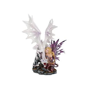Nemesis Now Dark Beauty Fairy & Dragon Figurine D3435J7